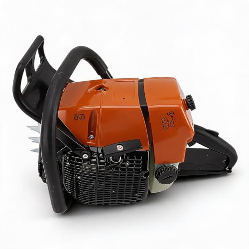 Vvikizy Tête de Scie à Chaîne à G660, Conception Portable Durable et Résistante l'usure avec Déflecteur, Poignée Ergonomique, Contrôle D'arrêt Rapide, pour Le Sciage D'arbres la