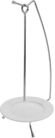 Kichvoe Brochettes Métalliques pour Grillades en Acier Inoxydable 304, Support pour 6 Brochettes Apéritives, Accessoires Barbecue Extérieur, Kit Piques à Griller Polyvalent pour Viande
