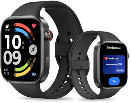 XIAOMI Redmi Watch 6 NFC, smartwatch Hombre y Mujer, 24 días, Negro