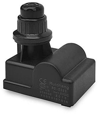 onlyfire Accenditore per barbecue, generatore di scintille, pulsante di accensione, alimentato a batteria AA (F. 3 bruciatori, nero)