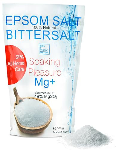 Sali Piedi, Sali da bagno, Pediluvio, Sali di Epsom, Sali Rilassanti, Esfoliante Naturale, Magnesio, Celtic Salt, Pedicure, Idromassaggio, Doccia, Antimicotico, Funghi, Micosi, Gambe Gonfie 500 g