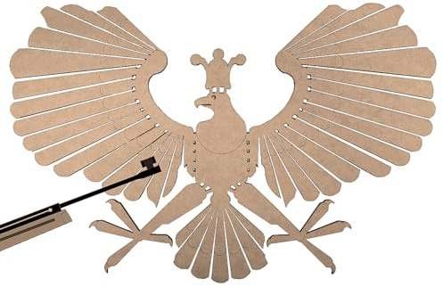 Schützenvogel Schützenadler Zielscheibe für Luftgewehr Made in Germany | Sollbruchfedern Realistisches Schießerlebnis Ideal für Vereins- und Familienschießen Präzise Sollbruchstellen Für Luftgewehr