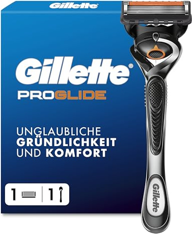 Gillette Fusion5 Proglide 1 Rasierer 1 Ersatzklingen mit neuem Everglide Gleitstreifen für noch sanfteres Gleiten