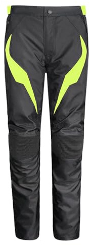 Msport Giacca Moto Donna Con Fodera Termica e Protezioni CE Rimovibili Giacca impermeabile e Traspirante - Pantaloni Verde S