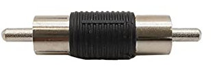 YFCDZVBH Acoplador 2 / 5pcs Adaptador Cable de Cable Conector Macho al acoplador Masculino Hembra a Hembra Acoplador (Color : RCA Male to Male, Package : 5Pcs)
