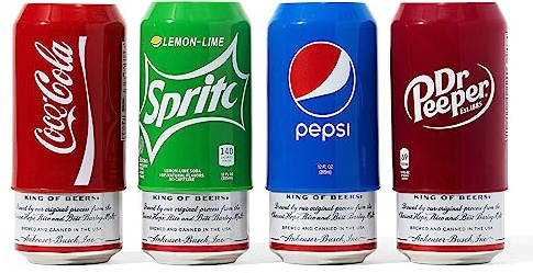 Silicone Can Covers (4 Pack), Hides Can as Soda, Sleeve Accessory for Your Drink Disguise Suitable for All Standard 12 OZ Cans