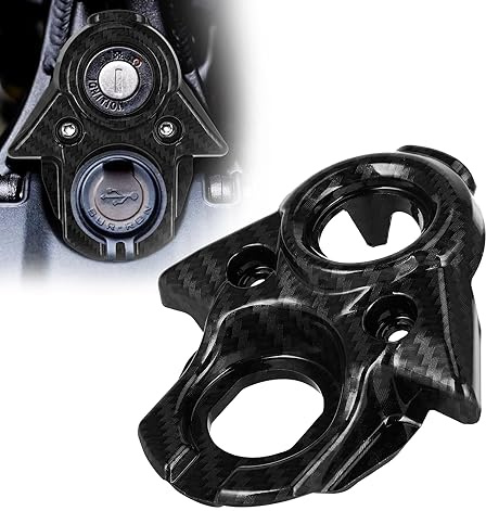 JFG RACING Copri Chiave Interruttore di accensione Surron Interruttore a Chiave Modello in Fibra di Carbonio per Bici da Cross elettrica Sur Ron S/X Light Bee