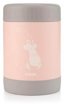 reer ColourDesign Edelstahl-Warmhaltebox | 300 ml | Thermobox | Wärmebehälter | Thermodose für Kinder | rosa
