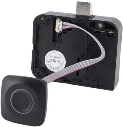 Fingerabdruck-Schrankschloss, Batteriebetrieben Schlüsselloser Smart Fingerabdruck-Schubladenschloss Biometrische Fingerabdrucksperre Schubladen-Möbelschloss für Zuhause, Büro,