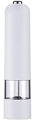 Macinapepe elettrico e macinasale a batteria, con luce a LED, facile da pulire, ideale per la cucina di casa e il barbecue, grana regolabile, qualità premium
