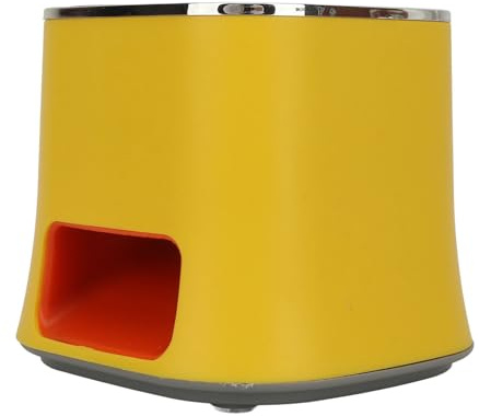 Fockety Peladora de Semillas de Girasol, Peladora Eléctrica de Semillas de Girasol Con Carga USB de Acero Interruptor Inoxidable Táctil Almohadilla Antreslizante (YELLOW)