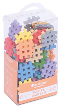 Marioinex 903667 Mini Waffle Pastel Blocks Set of 70 Elements