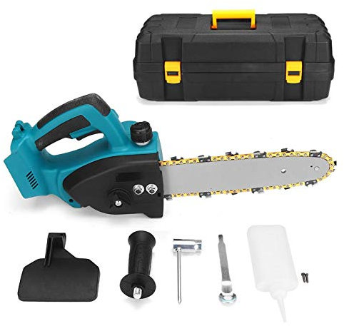 ZZBB 2200W Tronçonneuse sans Fil Moteur sans Brosse Outils électriques Tronçonneuse électrique Ménage Outils De Travail du Bois Sécateur électrique pour Batterie 21 V