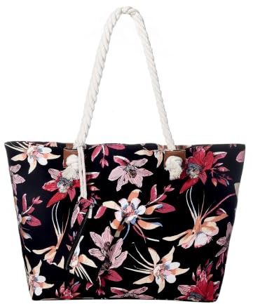 MASADA Badetasche XXL Familie Strandtasche Damen Beach bag groß mit Reißverschluss - Caribbean Dream