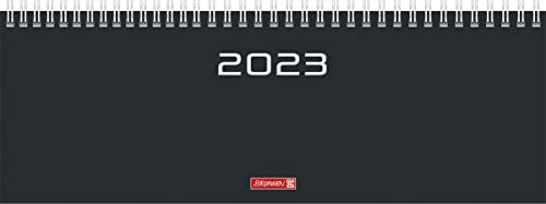 BRUNNEN Wochenkalender Modell 772 2023 Blattgröße 29,7 x 10,5 cm schwarz