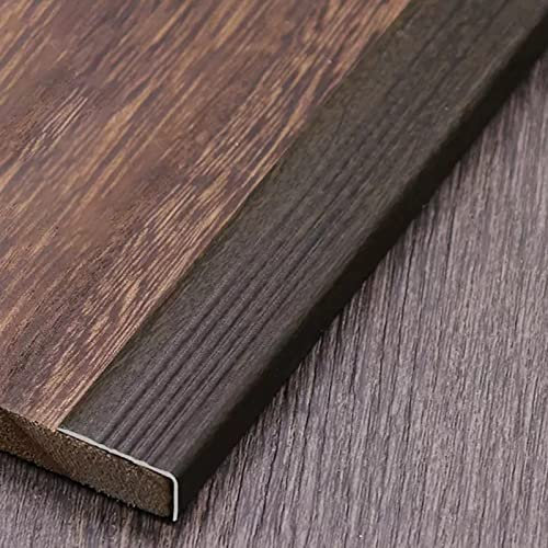 ZAQYCM tapajuntas Suelo 1m Borde De Baldosa De Aluminio, Protector De Bordes De Pisos En Forma De L para Pisos Laminados/De Madera Dura/De Vinilo, Moldura De Borde De Encimera