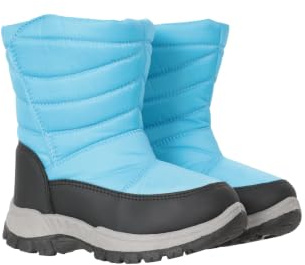 Mountain Warehouse Caribou Junior Kids Winter Snow Boots Bright Blue 10