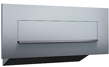 Mauerdurchwurf Briefkasten Nova aus Edelstahl