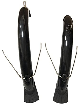 Fahrrad Schutzblech 20 Zoll Faltrad Kotflügel All-Inclusive Fahrradschutzblech Fahrradzubehör Accesorios (Color : 20 inch Black Tail)