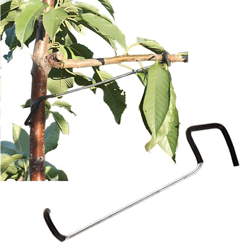 WLSANX Fruktträd extremitets-spridare 20 st, 25 cm grendragare, ny fruktgren spridare plastslang insvept järntråd skadar inte grenar, träd öppen vinkel draggren böjningsverktyg (26T)
