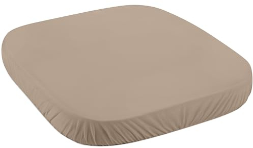 Drap-Housse Petit, pour lit bébé Waldin 7en1 - Linge de lit pour Enfants- Coton Facile d'entretien, Super Doux et résistant, Taupe