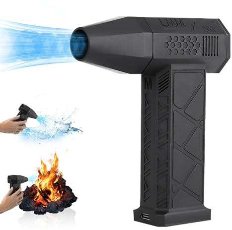 Ailan Elektrische Staubgebläse, 130000 U/min Compressed Air Duster, 3000 mAh wiederaufladbar ，Mini Gebläse für die Reinigung von Auto, Computer, Tastatur, Sofa
