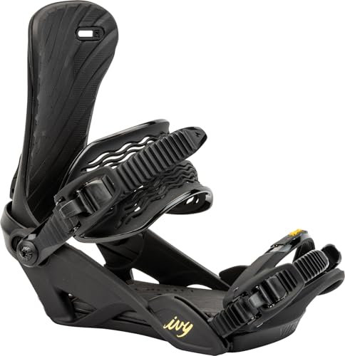 Nitro Ivy Fijaciones de Snow, Mujeres, Ultra Black, Small/Medium