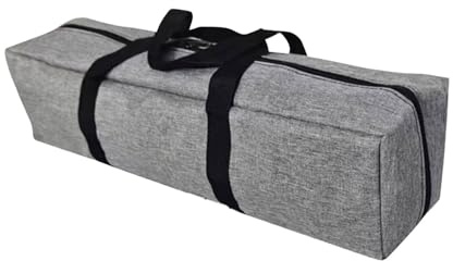 LOVIVER Rangement pour équipement Camping, Fermeture éclair avec poignées, Transport Portable Polyvalent, à Main pour Coussin, auvent, Poteau, 80x25x25 Cm