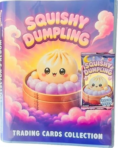 Generico Album de collection + 1 sachet de cartes SQUISHY DUMPLING