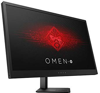 HP OMEN 25 Gaming Monitor - 25 Zoll Bildschirm, Full HD Display, 144Hz, AMD FreeSync Premium, 2xHDMI, DisplayPort, 3xUSB, Audio Out, Reaktionszeit 1ms, schwarz
