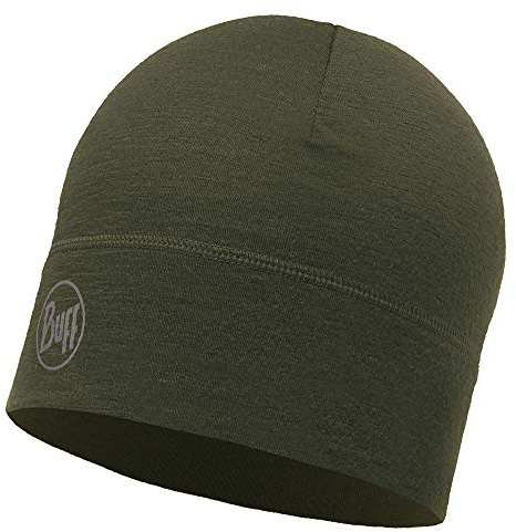 Buff® Merino HAT, natural fibre, one layer 100% merino wool, black, green or blue.