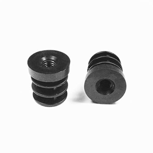 ajile Embout Insert Plastique Rond pour Tube Diamètre EXTÉRIEUR 25 mm épaisseur 1,0-1,25 mm Fileté Taraudé Diamètre 8 mm (M8) - Sachet de 10 pièces - EFS825x10-FBA
