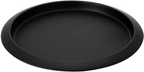 Spetebo Metall Kerzentablett schwarz - 35 cm - Deko Schale Blumen Teller Kerzen Servier Geschenk Tablett