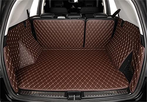 LEMAQS Kofferraummatten Für Cupra Für Formentor 2020 2021 2022 2023 Custom Car Trunk Mats Auto Zubehör Cargo Liner Pads Kofferraumteppich Kofferraumwanne (Color : Kaffee)