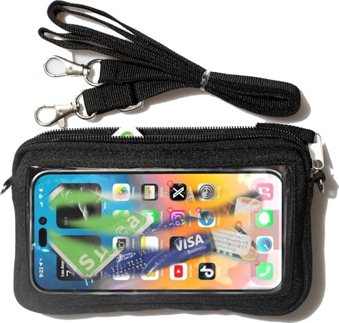 Crossbody Handytasche für den Strand, Handy Tasche zum umhängen, Handytasche mit geldbörse zum umhängen für iPhone 17 Pro Max 16 15 14 13 12 Plus