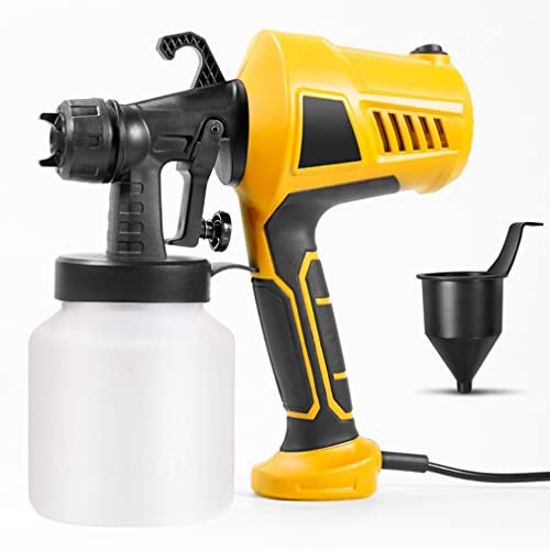 YHUEGH Cake Chocolate Spray Gun 500W High-voltage Electric Spray Gun with 5 Nozzles, Portable Spray Gun Paint Spray Gun Airbrush for Car Metal, 800ml/min Max Air Volume Flow