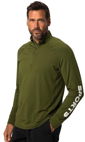 Jay-PI Sports, herr, stora storlekar, aktiv, funktionell skjorta, RV, raglan, ärmtryck, flexnamic, 1/Active, funktionströja, RV, raglan, ärmtryck, flexnamic, 1/, Havs- och grön, 4XL