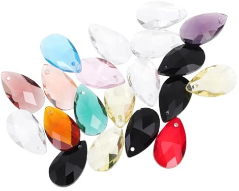 NUOBESTY 40stücke Wasserfall Glasperlen Bastelperlen Für Schmuckherstellung Vielseitige Zubehörteile Für Armbänder Halsketten Ohrringe Und Mehr Für Kreative Projekte Und