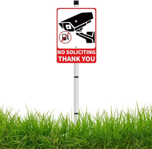 OOSSXX Schild mit Aufschrift No Trespassing, Private Property No Trespassing, reflektierendes Warnschild aus Aluminium mit Heringen