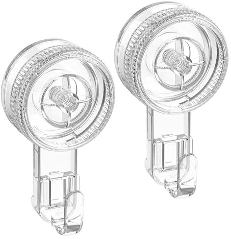 Luxear Ganchos Ventosa de Baño para Toallas 2 Piezas Colgador Ventosa
