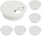 6 Pièces Passe Cable Bureau Blanc, 50mm Cache Cable Bureau, Blanc Cache Câble en Plastique pour Tables, Cache Câble pour Câble Rond, Passe Fil Bureau, Organiseur de Fil pour la Maison et Le Bureau