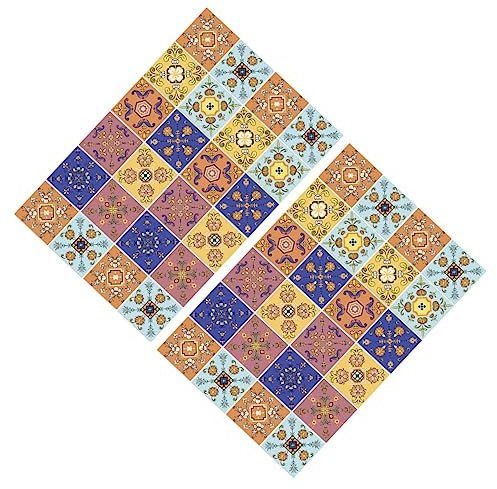 Cabilock Autocollants Pour Carrelage De Salle De Bain Et De Cuisine 48 Pièces Faciles À Installer Décoration Polyvalente