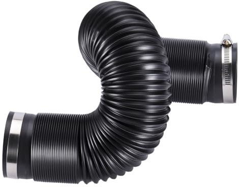 Sirxlevcy Tubo De Entrada De Manguera De AdmisióN De Aire FríO para Motor De AutomóVil Flexible Universal con Conector