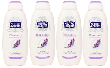 Neutro Roberts Entspannendes Duschbad mit Lavendel, 4 Stück, 450 ml