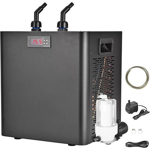 Enfriador De Agua Para Acuario Hidropónico, Enfriador De Agua Para Pecera, Enfriador De Agua Para Acuario Doméstico Para Agua Salada Y Agua Dulce Hidropónica, Malezas, Medusas(500L-Fish Tank+BathTub)