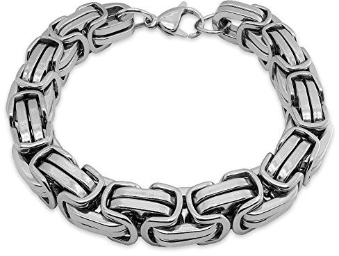 Soul-Cats Armband Edelstahl Königskette Panzerkette Armkette