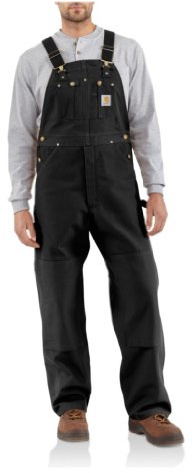 Carhartt Herr Overall, Svart, 34W x 32L