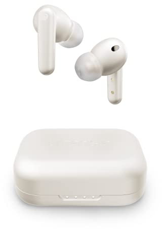 Urbanista London True Wireless In Ear Kopfhörer Noise Cancelling Kopfhörer, 25h Laufzeit, Hi-Fi Stereo Sound, Bluetooth 5.0, Integriertes Mikrofon, Kompatibel Android und iOS - Weiß