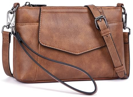 Switrock Small Crossbody Bags for Women, Cell Phone Bag Mini Over Wristlets Handbag Wallet Purse with Card Slots