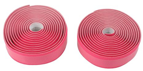 Fahrradgriff-Griffband, 1 Paar Stoßdämpfung, Verschleißfest, Einfach zu Verwendendes Fahrrad-Lenkerband für Fahrrad (PINK)